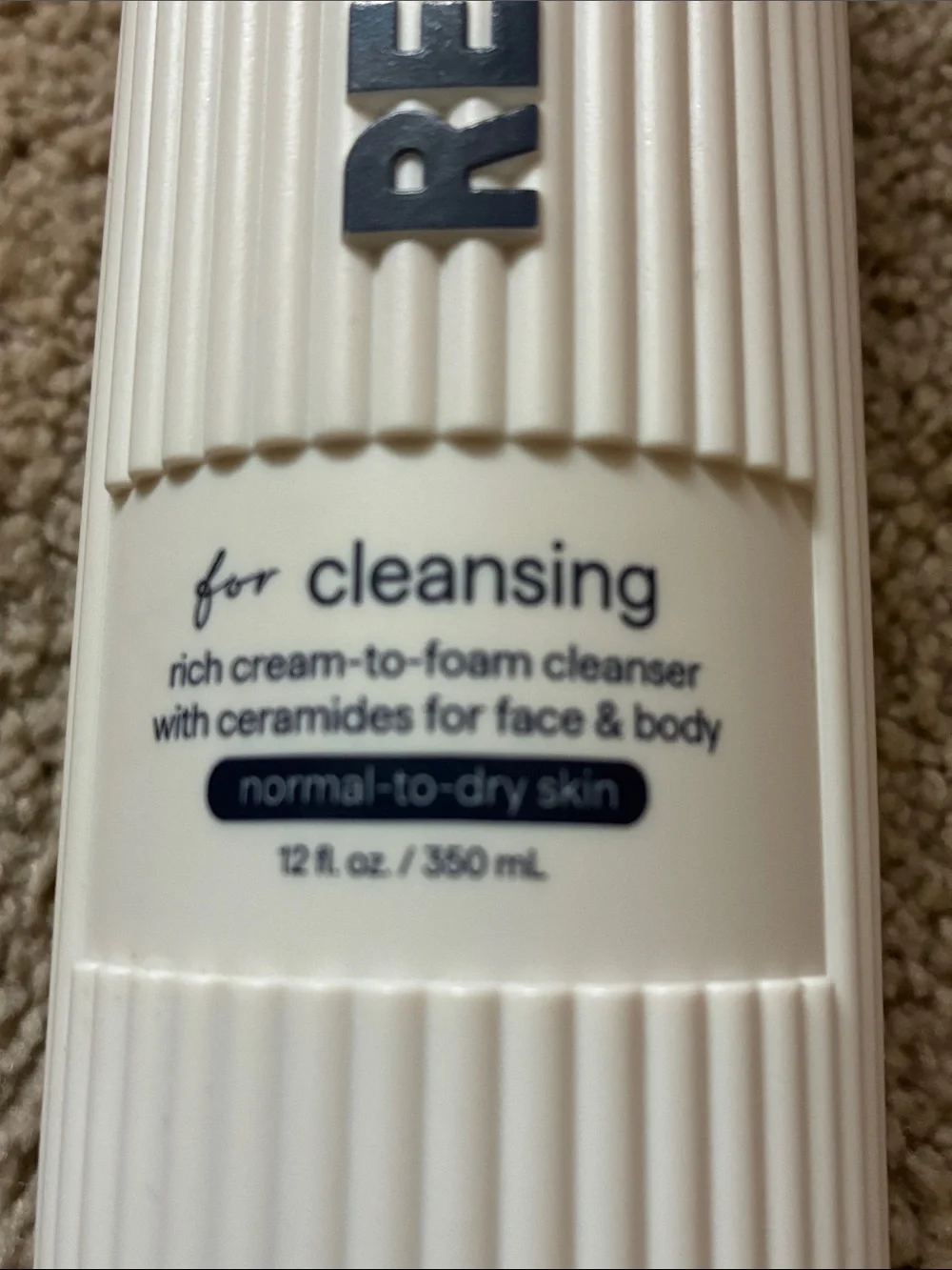 Remedy Skin Gentle & Hydrating Cream-to-Foam Cleanser with Ceramides